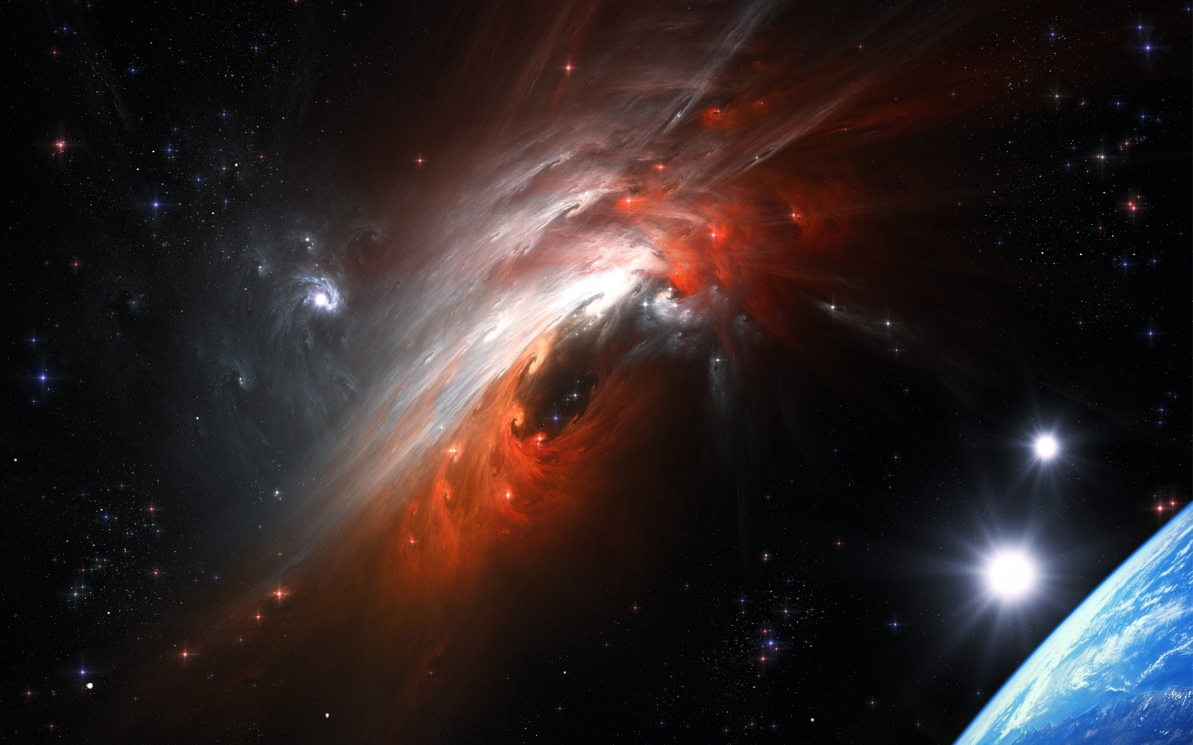 Deep space nebula