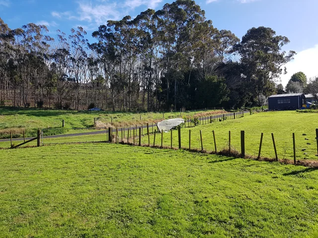 Open grounds and tree-lined setting · owner photo, July 2023